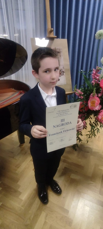 Franciszek Firkowski laureatem ogólnopolskich konkursów pianistycznych