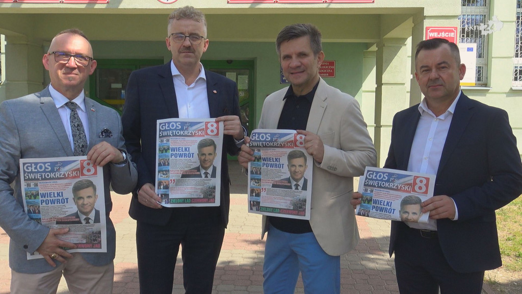 Jacek Włosowicz na kampanijnym szlaku w Końskich [wideo, zdjęcia]