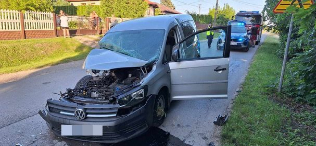 Jedna osoba w szpitalu po wypadku z udziałem ciągnika rolniczego