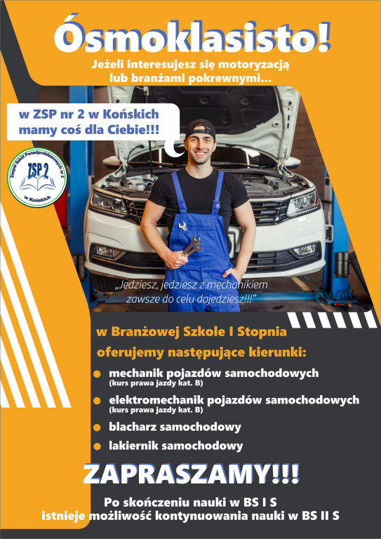 ZSP nr 2 w Końskich prezentuje ósmoklasistom swoją ofertę [wideo, zdjęcia]