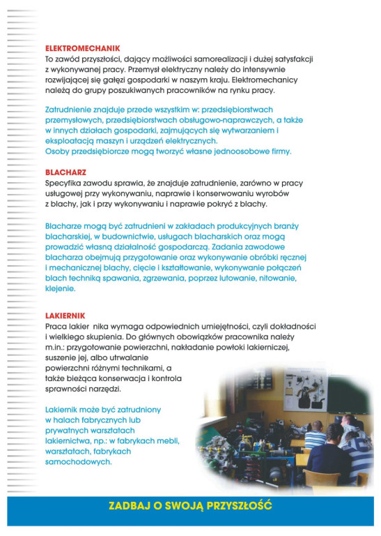 ZSP nr 2 w Końskich prezentuje ósmoklasistom swoją ofertę [wideo, zdjęcia]
