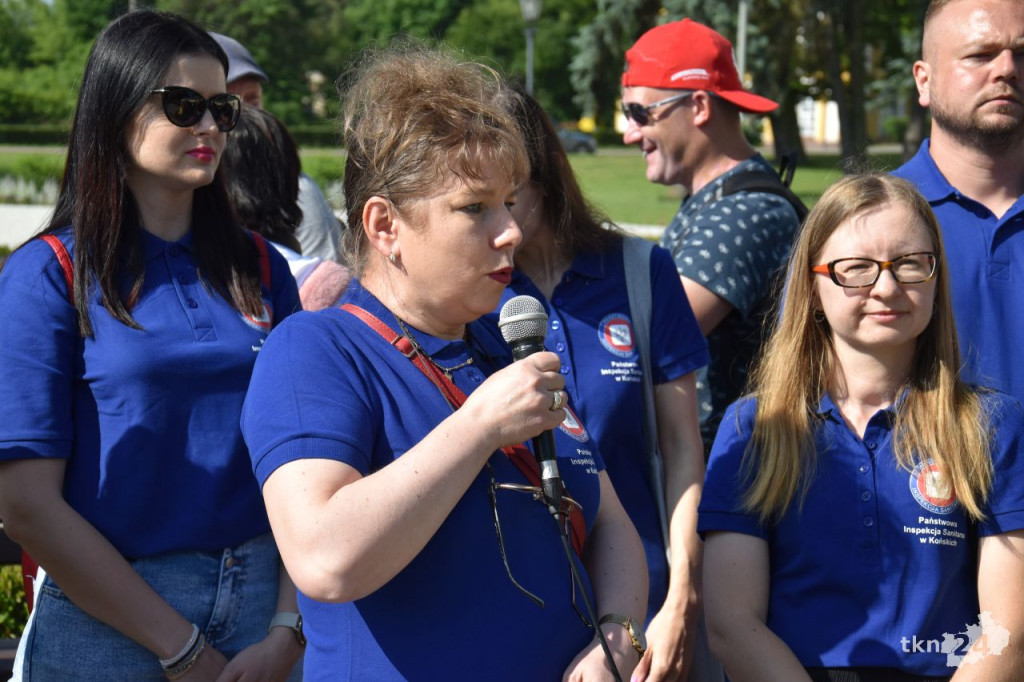 IV Rajd Profilaktyczny maszerował do Górnego Młyna [wideo, zdjęcia]