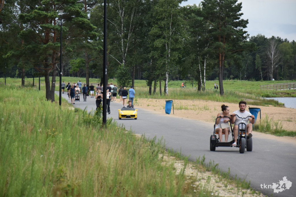 Pochmurna pogoda nie przeszkadzała turystom w Sielpi [fotogaleria]