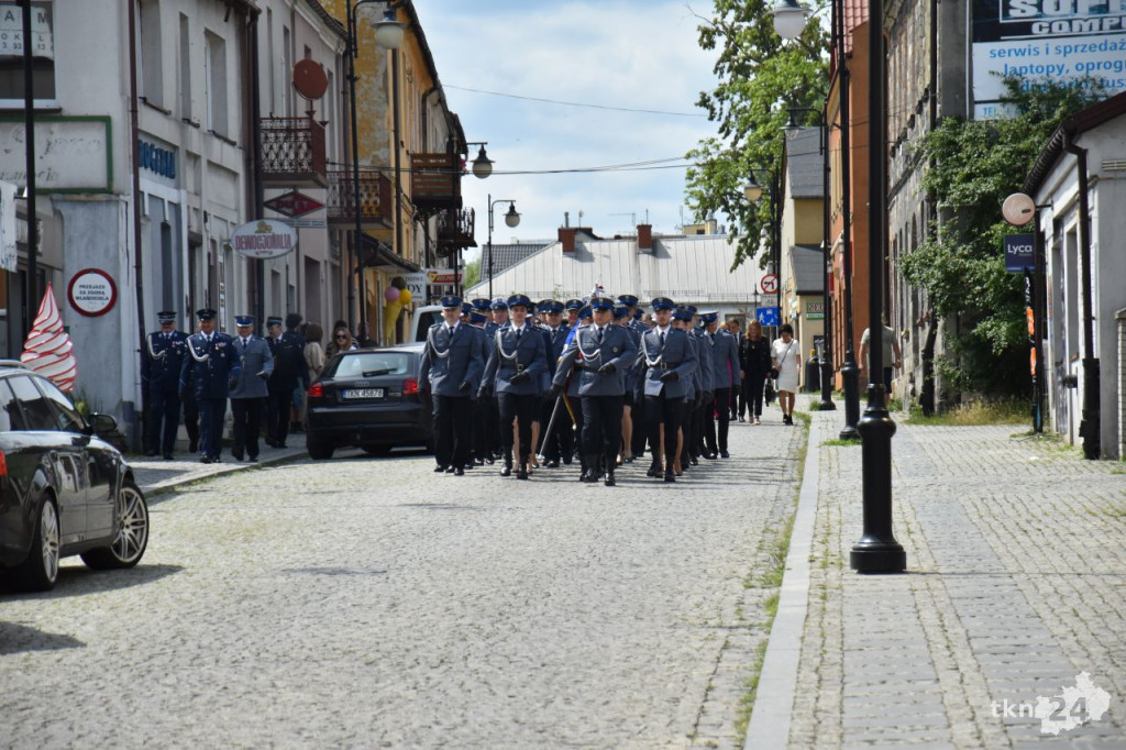 Święto policji 2024 w Końskich. Były awanse i odznaczenia [wideo, zdjęcia]