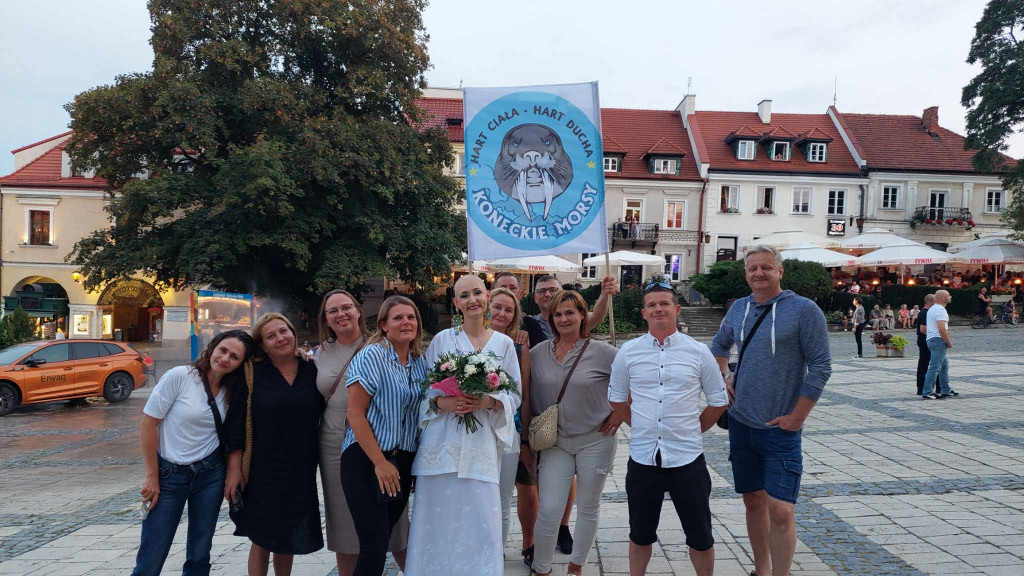 Konecczanka walcząca z rakiem na niezwykłym pokazie mody w Sandomierzu