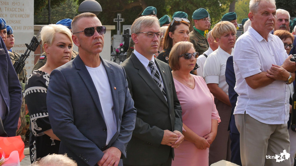 Konecki Wrzesień 2024. Uroczystość pod Pomnikiem Partyzantów [wideo, zdjęcia]