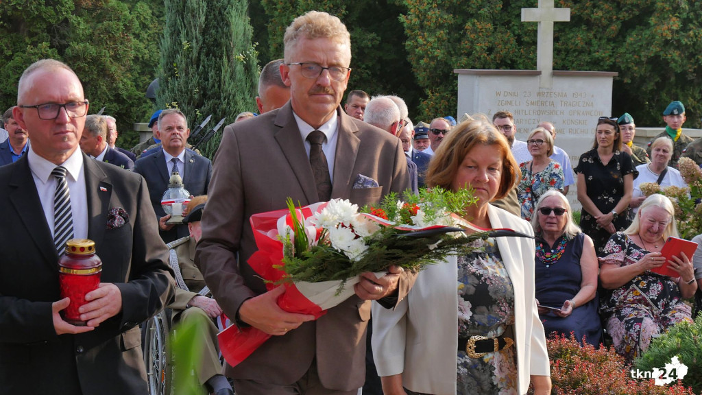 Konecki Wrzesień 2024. Uroczystość pod Pomnikiem Partyzantów [wideo, zdjęcia]