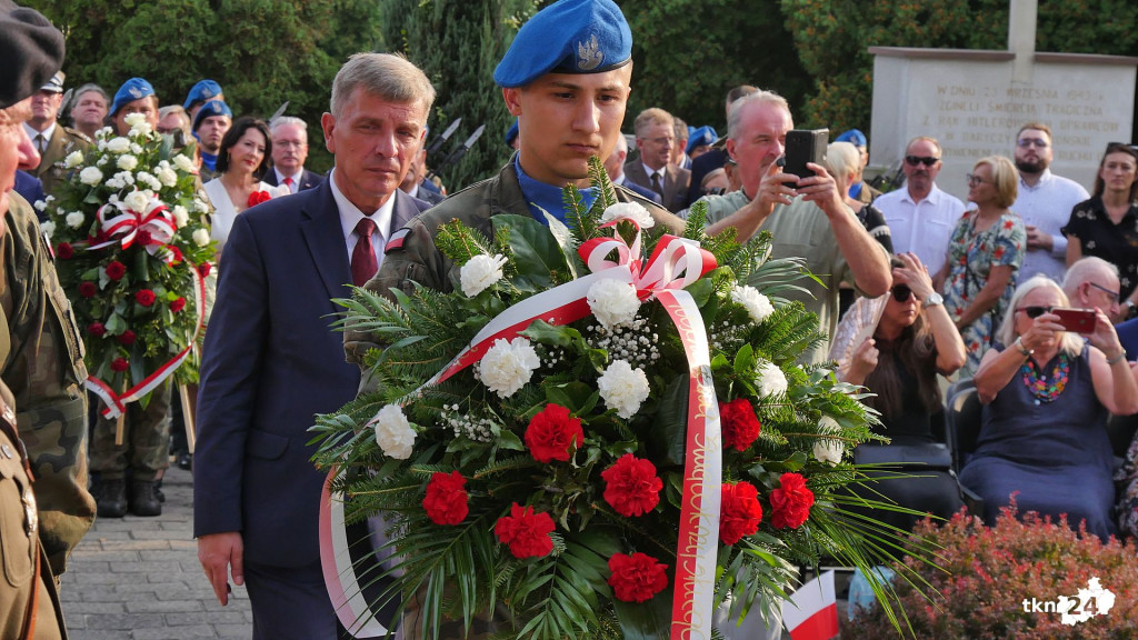 Konecki Wrzesień 2024. Uroczystość pod Pomnikiem Partyzantów [wideo, zdjęcia]