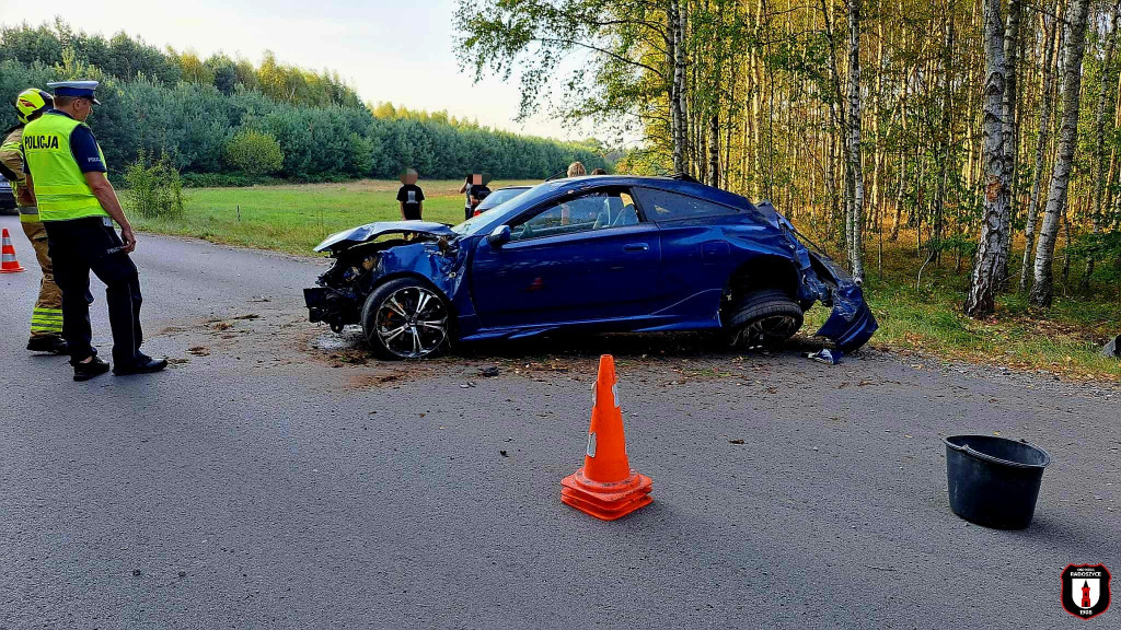 W Mościskach Małych doszło do zdarzenia drogowego [zdjęcia]