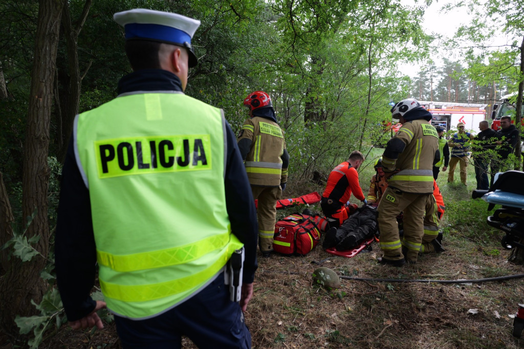 Ewakuacja obozu harcerskiego i poważny wypadek w Sielpi. To tylko ćwiczenia! [wideo, zdjęcia]