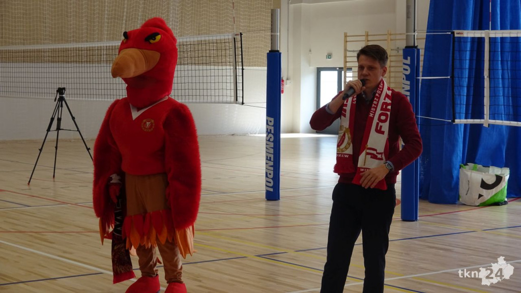 Widzew w Końskich! Znani piłkarze opowiadali młodzieży o klubie [wideo, zdjęcia]