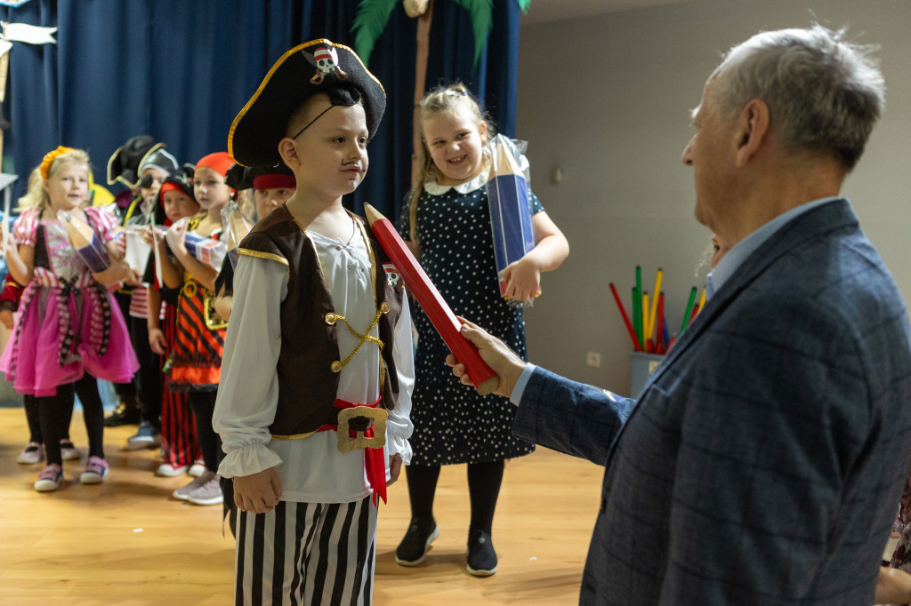 Pirackie pasowanie na starszaka w Przedszkolu w Stadnickiej Woli
