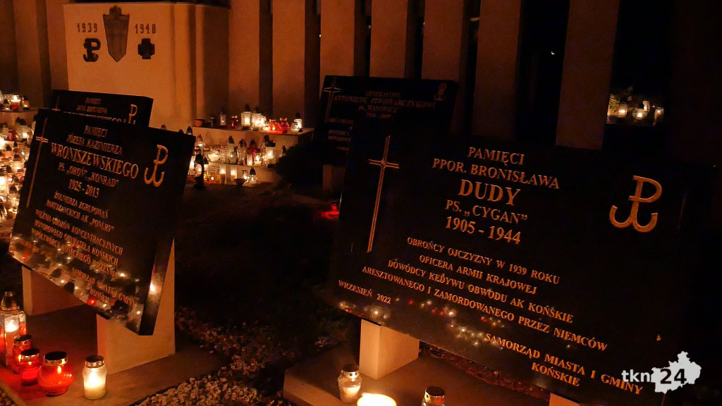 Wszystkich Świętych w powiecie koneckim. Zobaczcie nocne ujęcia [wideo, zdjęcia]