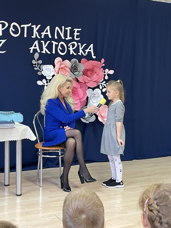 Aktorka Aldona Orman spotkała się z przedszkolakami [zdjęcia]