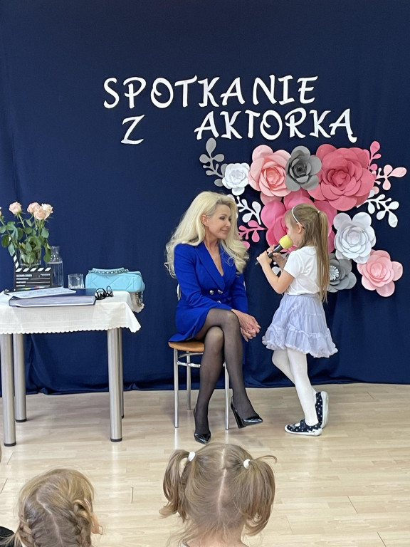 Aktorka Aldona Orman spotkała się z przedszkolakami [zdjęcia]