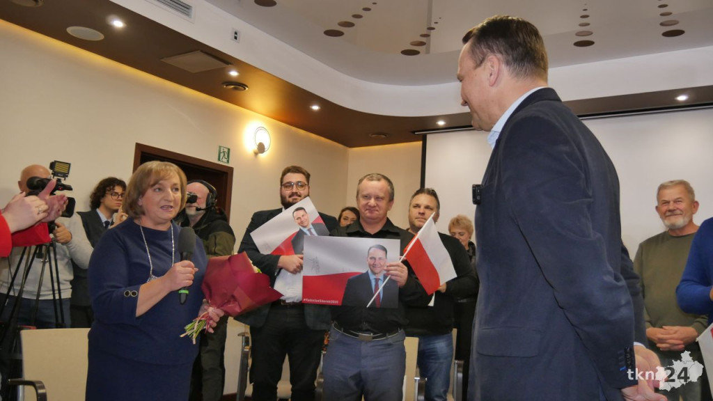 Radosław Sikorski w Końskich. O Polsce powiatowej, prawach kobiet i sytuacji międzynarodowej [WIDEO, zdjęcia]