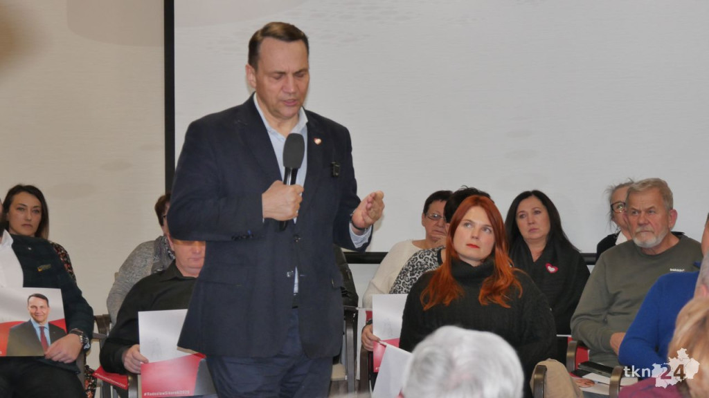 Radosław Sikorski w Końskich. O Polsce powiatowej, prawach kobiet i sytuacji międzynarodowej [WIDEO, zdjęcia]