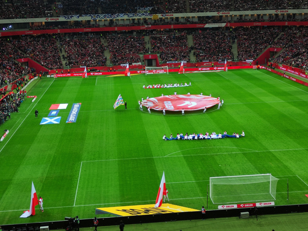 W nagrodę za sportowy sukces pojechali na mecz reprezentacji [zdjęcia]