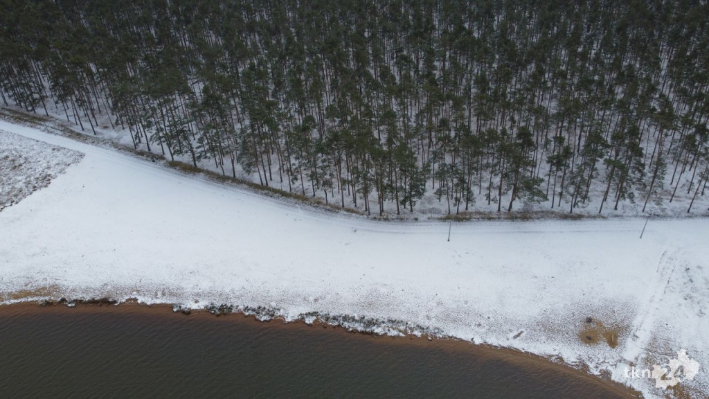 Sielpia oprószona śniegiem. Zobaczcie zdjęcia z lotu ptaka