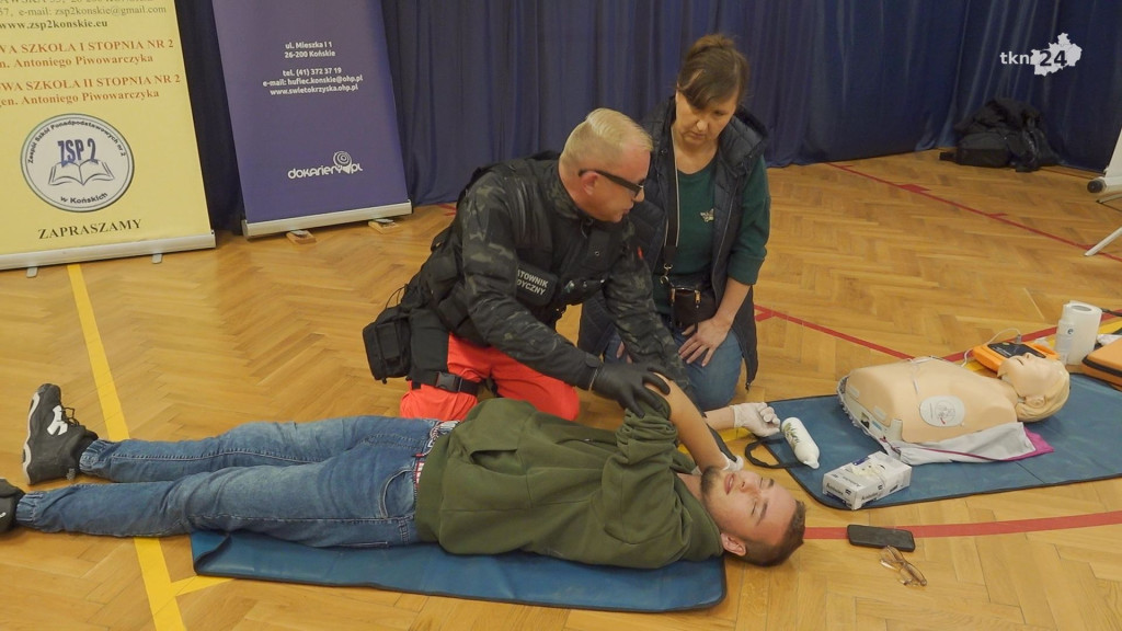 Dzień z profilaktyką w ZSP 2 Końskie. Były warsztaty i ewakuacja [wideo, zdjęcia]