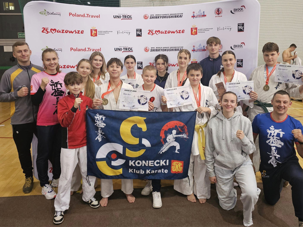 Koneccy karatecy z medalami na Kokoro Cup Juniors [zdjęcia]
