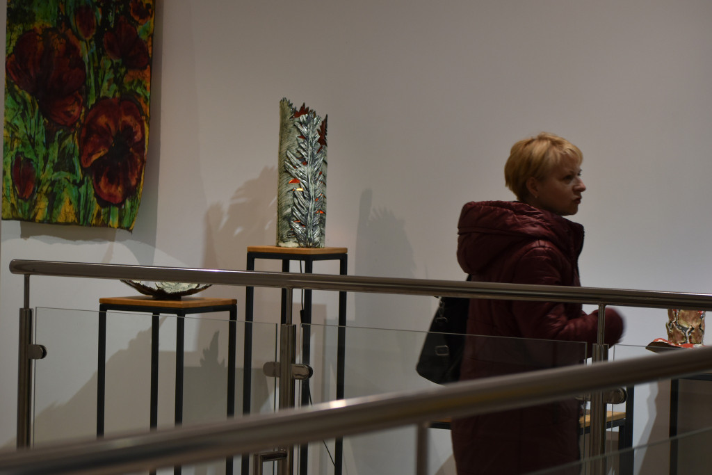 Agnieszka Kloczkowska zaprezentowała batik i ceramikę [wideo, zdjęcia]