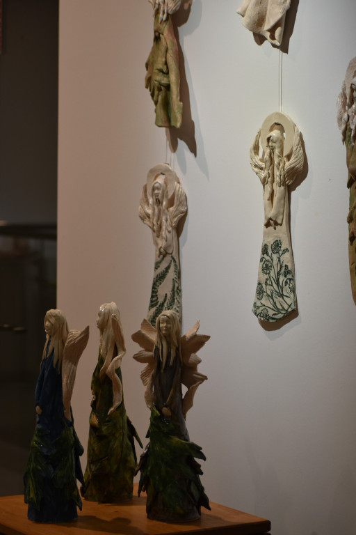 Agnieszka Kloczkowska zaprezentowała batik i ceramikę [wideo, zdjęcia]