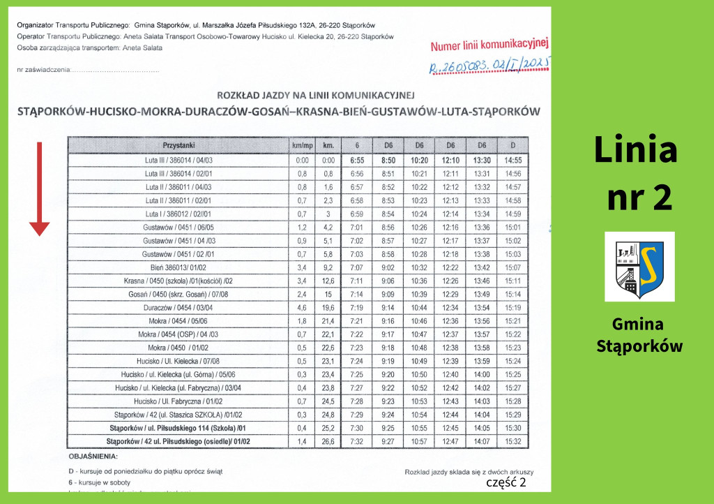Stąporków rozwija transport zbiorowy. Publikujemy rozkłady jazdy
