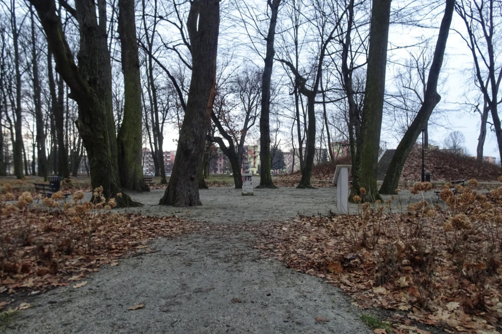Wandalizm w Parku Miejskim w Końskich. Sprawca poszukiwany [wideo, zdjęcia]