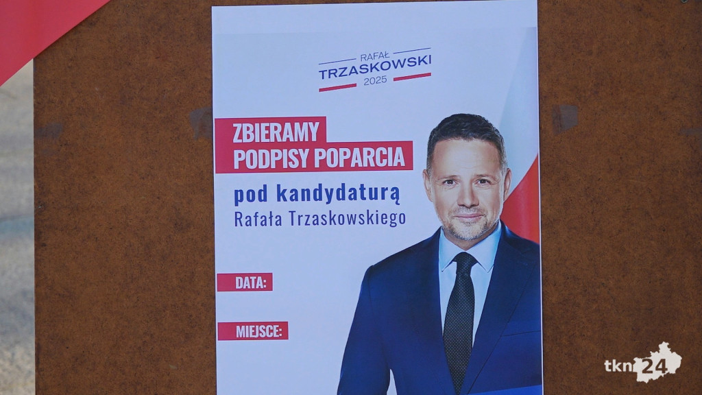 Trwa zbiórka podpisów dla Rafała Trzaskowskiego w powiecie koneckim [wideo, zdjęcia]
