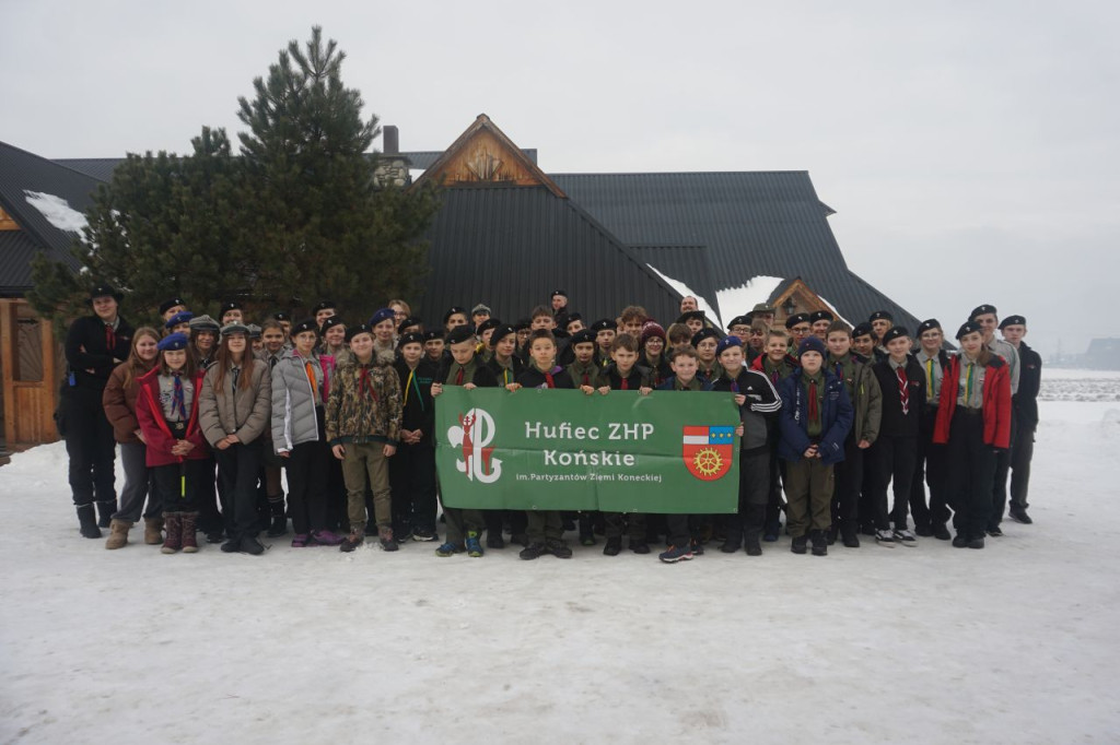 Koneccy harcerze wyjechali na zimowisko w Tatry [zdjęcia]