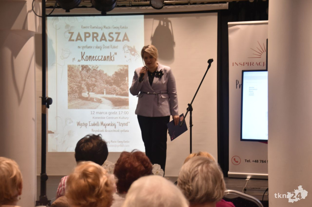 Spotkanie z konecczankami z okazji Dnia Kobiet w Koneckim Centrum Kultury [wideo, zdjęcia]