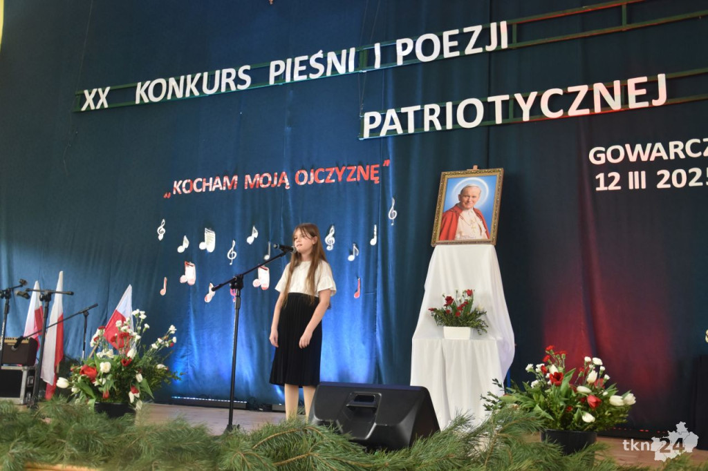 Ponad 250 uczestników na XX Konkursie Pieśni i Poezji Patriotycznej w Gowarczowie [wideo, zdjęcia]