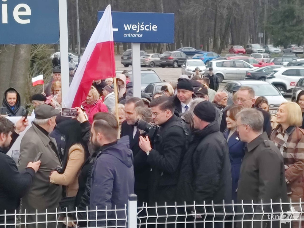 Karol Nawrocki w Końskich. Wzywał do debaty Rafała Trzaskowskiego [wideo, zdjęcia]