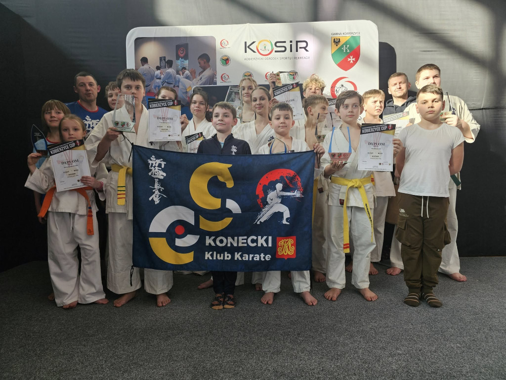 Koneccy Karatecy z sukcesami na Kobierzyce Cup 2025