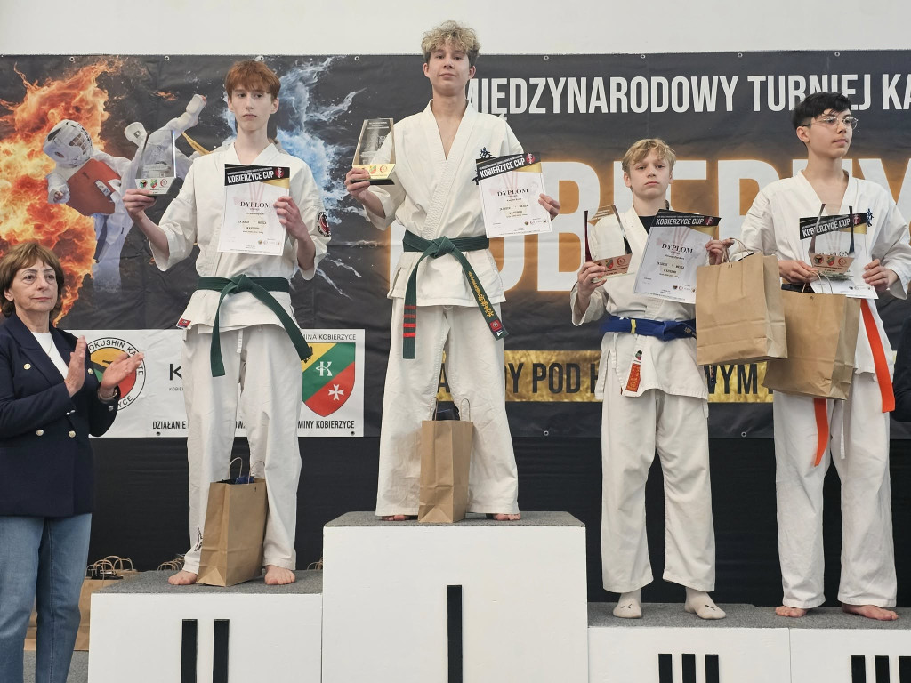 Koneccy Karatecy z sukcesami na Kobierzyce Cup 2025