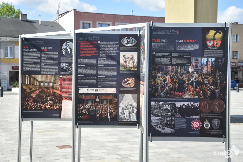 Na Placu Kościuszki stanęła wystawa poświęcona uchwaleniu Konstytucji 3 Maja [zdjęcia]