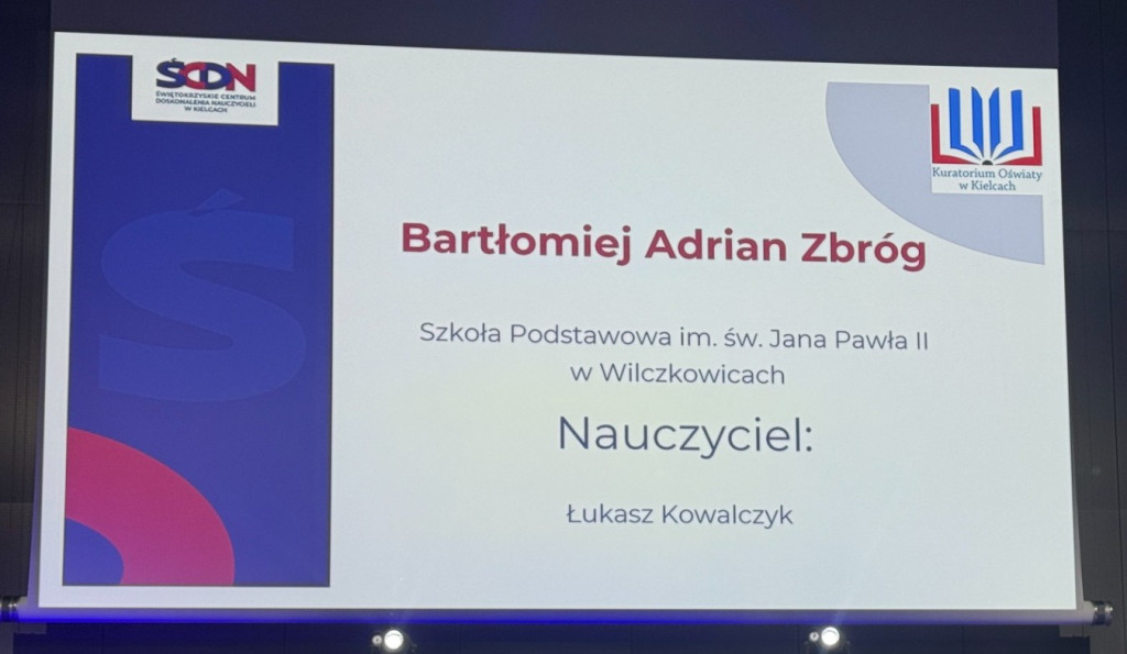 Potrójny sukces Piotra Wawrzosa na Wojewódzkich Konkursach Przedmiotowych. Lista laureatów [zdjęcia]