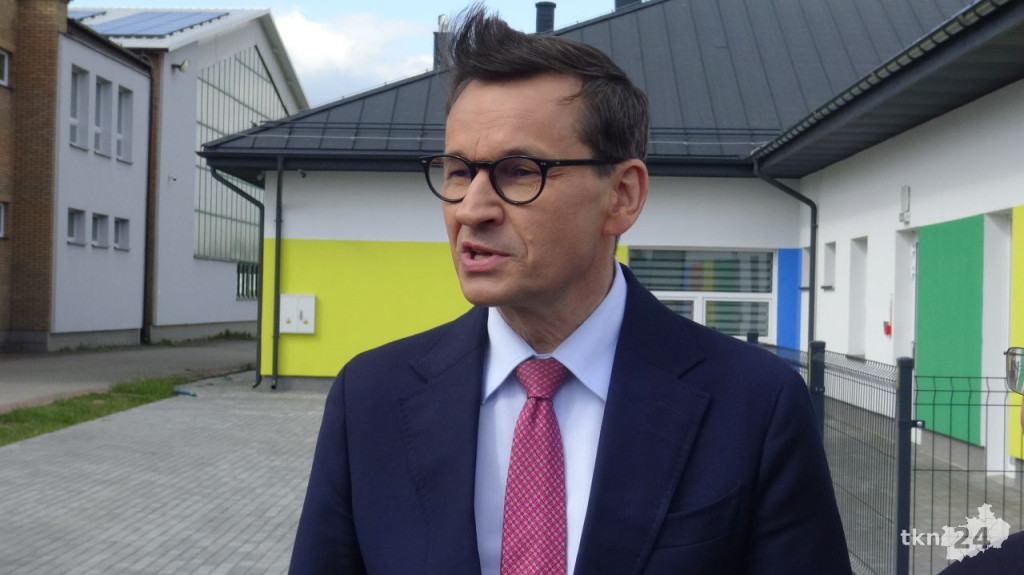 Były premier Mateusz Morawiecki odwiedził Rudę Maleniecką i Końskie [wideo, zdjęcia]