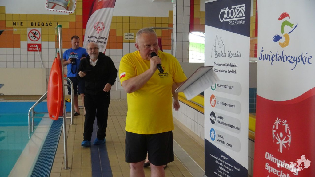 Olimpijczycy znów w Końskich. Rywalizowali niezwykli pływacy [wideo, zdjęcia]