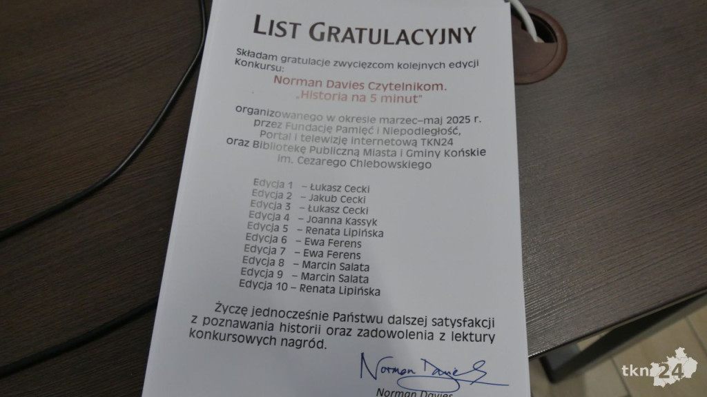 Konkurs z książkami Normana Daviesa zakończony.  Poznaliśmy laureatów [wideo, zdjęcia]