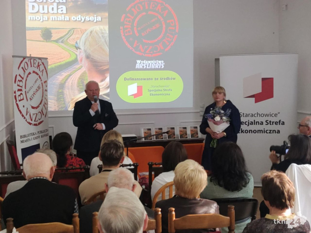 Moja mała odyseja Doroty Dudy. Wieczór autorski w koneckiej bibliotece