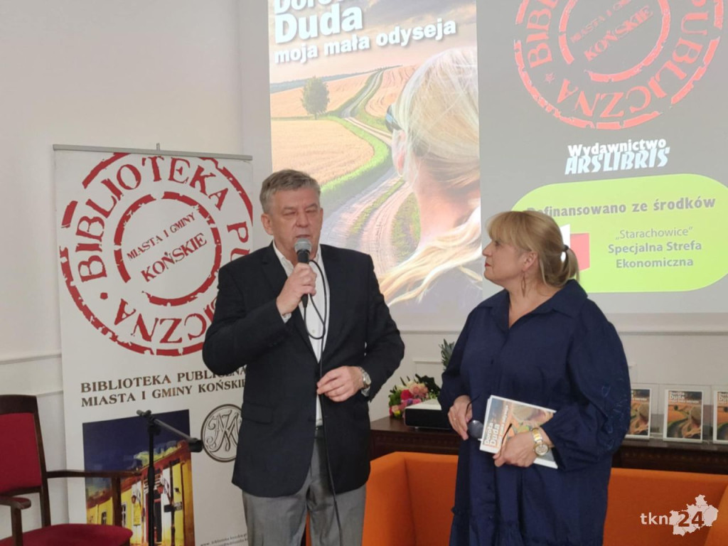 Moja mała odyseja Doroty Dudy. Wieczór autorski w koneckiej bibliotece