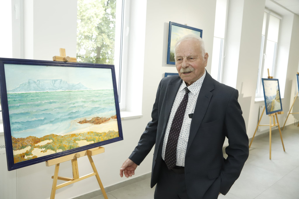 Kazimierz Siembiot zaprezentował swoje obrazy w Koneckim Centrum Kultury [zdjęcia]