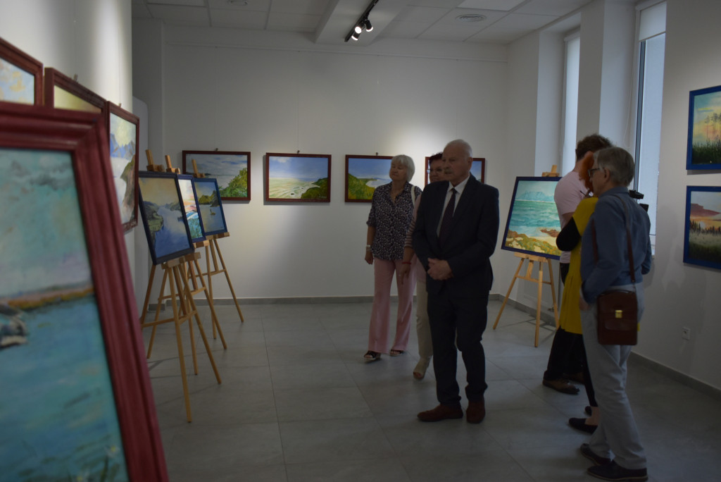 Kazimierz Siembiot zaprezentował swoje obrazy w Koneckim Centrum Kultury [zdjęcia]