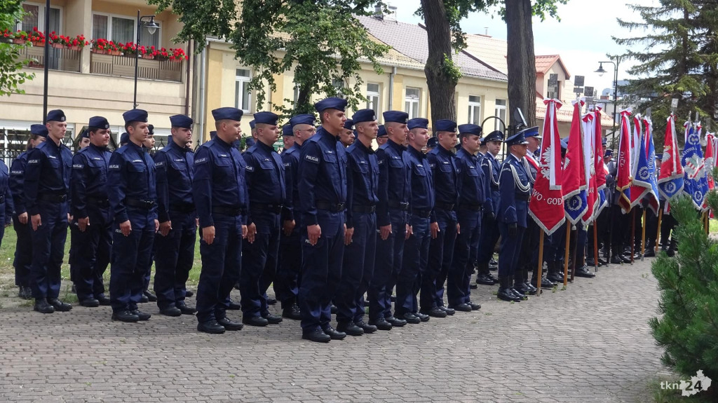 Wojewódzkie obchody Święta Policji w Końskich. Relacja wideo i foto