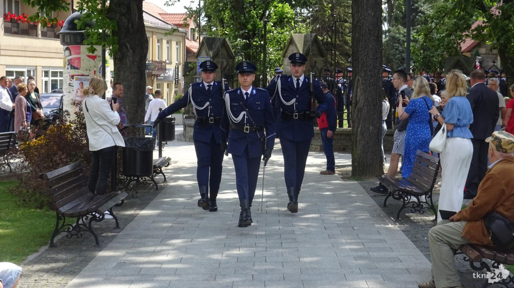 Wojewódzkie obchody Święta Policji w Końskich. Relacja wideo i foto