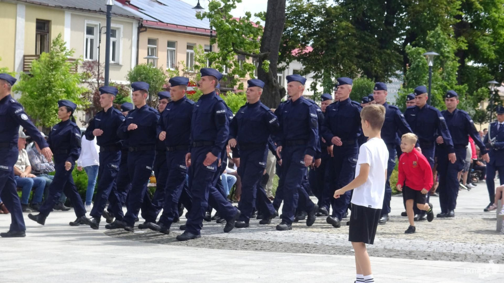 Wojewódzkie obchody Święta Policji w Końskich. Relacja wideo i foto