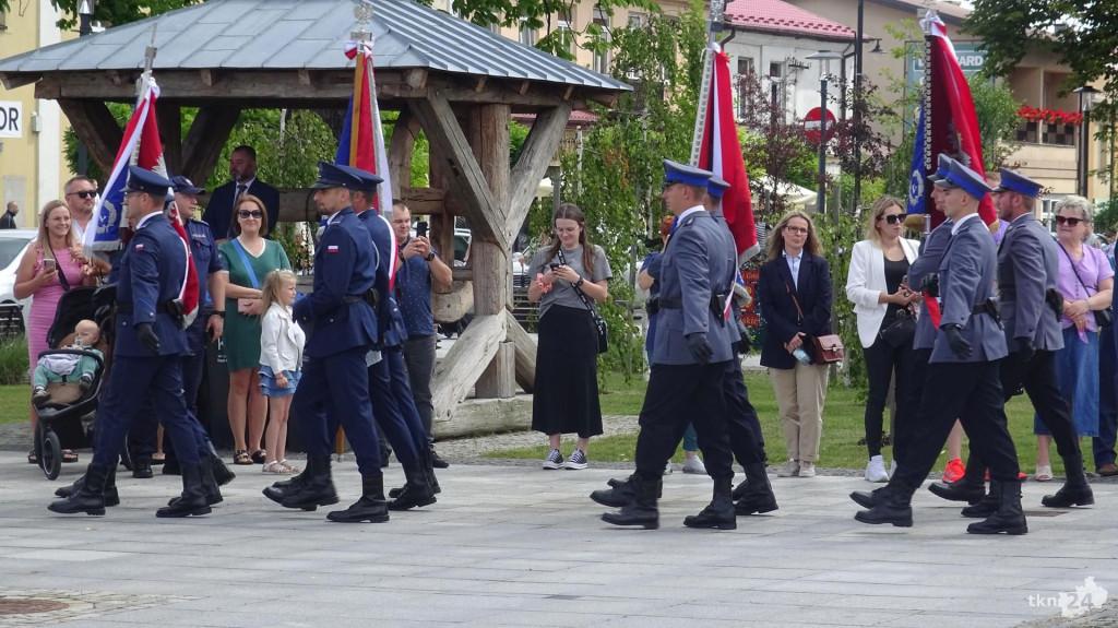 Wojewódzkie obchody Święta Policji w Końskich. Relacja wideo i foto