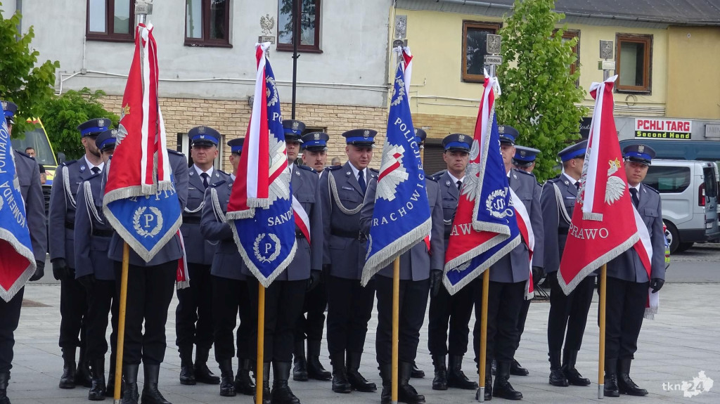 Wojewódzkie obchody Święta Policji w Końskich. Relacja wideo i foto